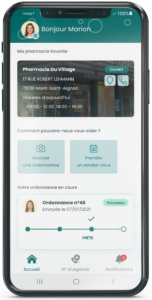 Avec l'application Ma Santé et Moi, Je gagne du temps lors de mon passage en pharmacie